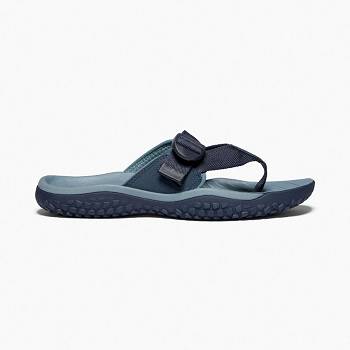 KEEN SOLR Toe Post - Tmavomodre Sandale Panske, KEEN108